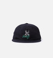Satisfy FW26 FliteSilk 5-Panel Pinch Cap Black Eagle
