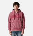 Arte Antwerp Stencil Sunfade Zip Hoodie Red