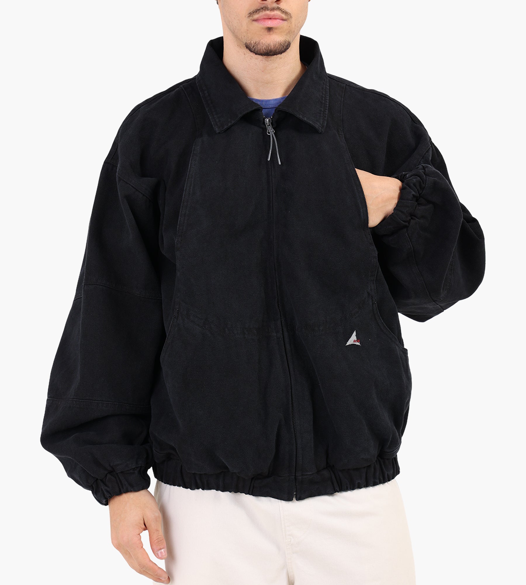ROA Ash Canvas Jacket Washed Black