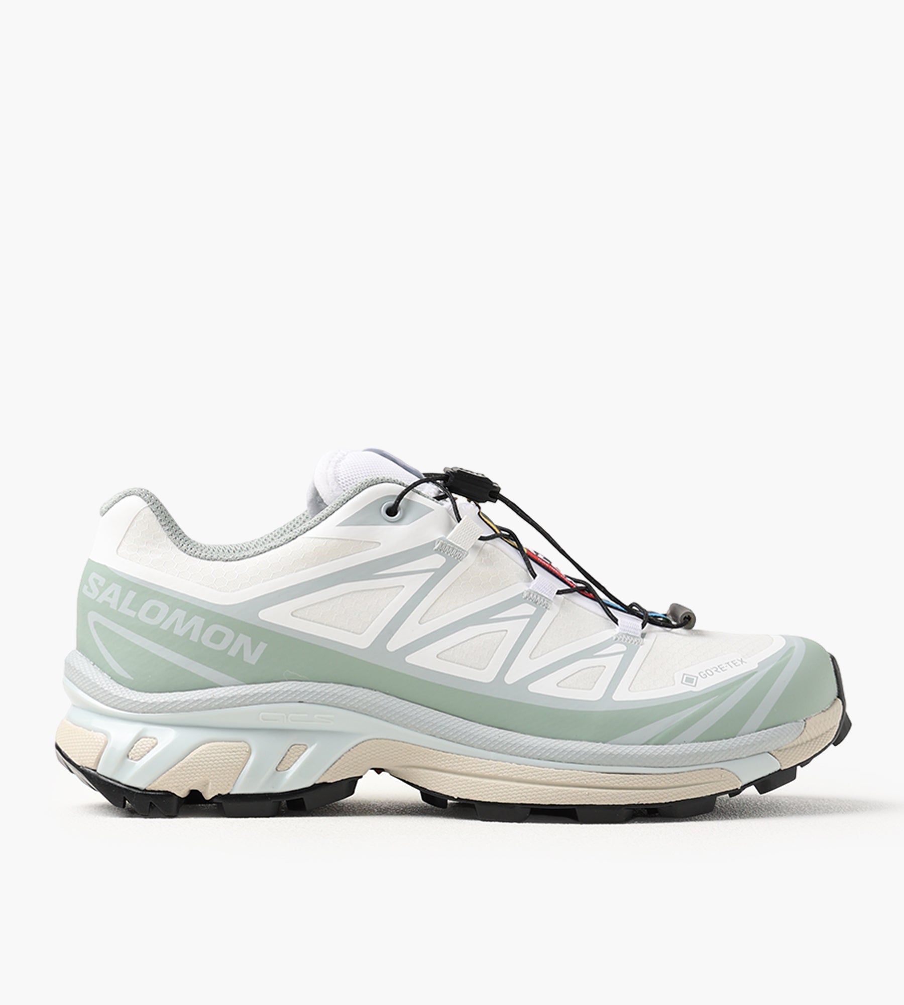 Salomon XT-6 GTX White Green Milieu Ice Fl