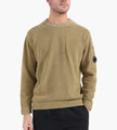 C.P. Company Cotton Chenille Crewneck Lens Dried Herb