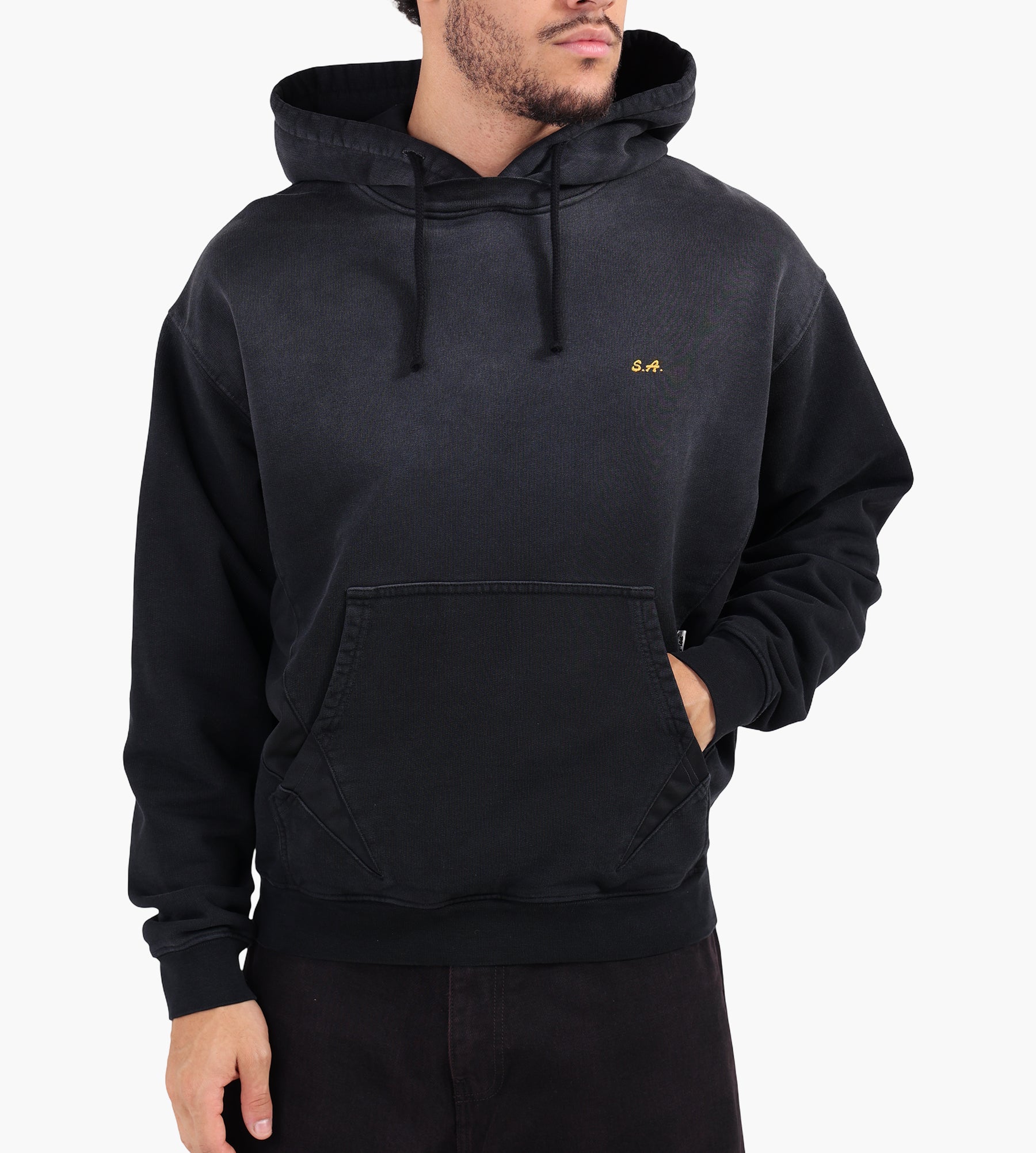 Service Area Fight Club Hoody Faded Black
