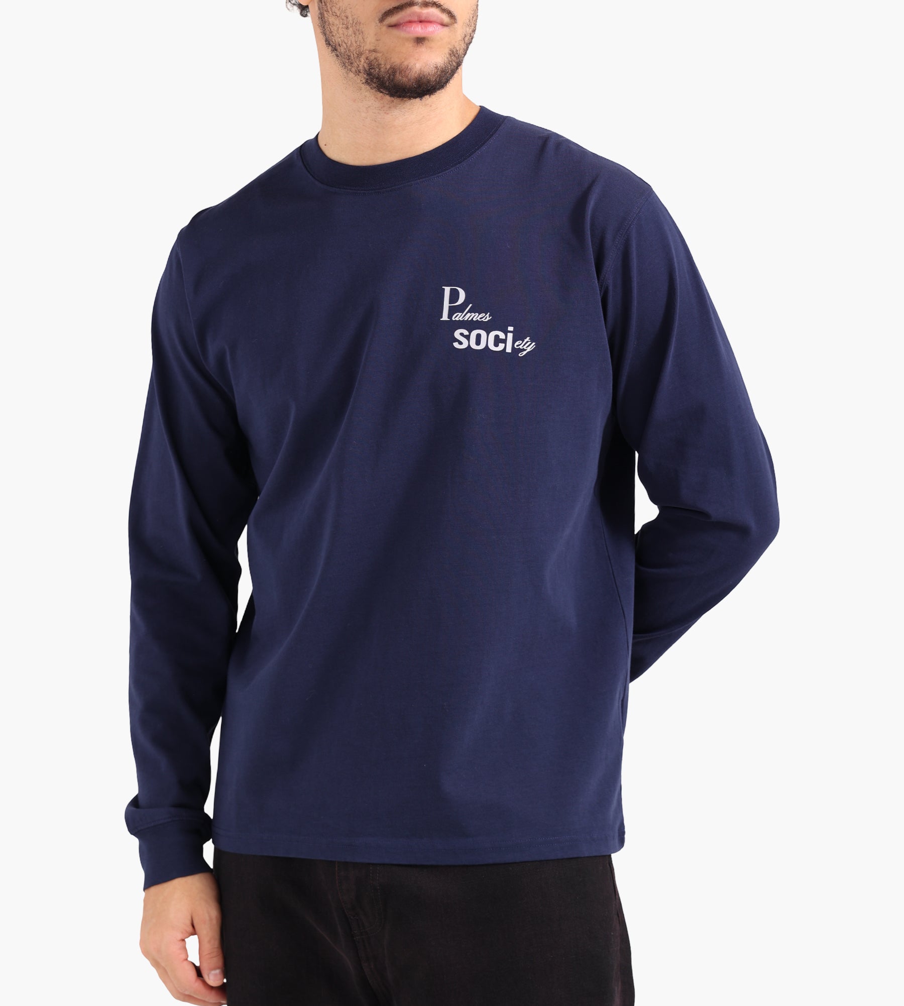 Palmes Piano Longsleeve Navy