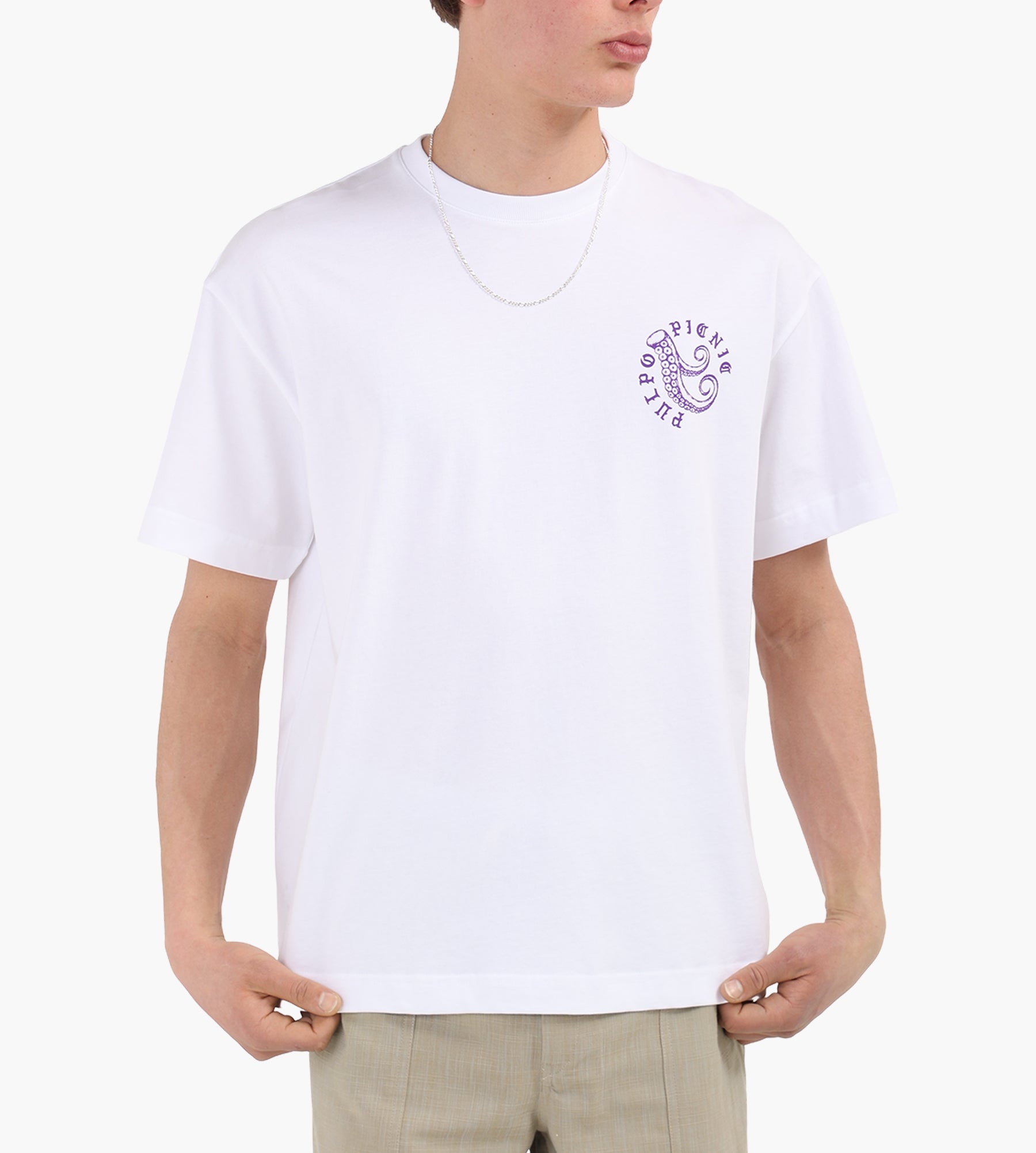 Libertine-Libertine Broke Pulpo 3692 Tee White