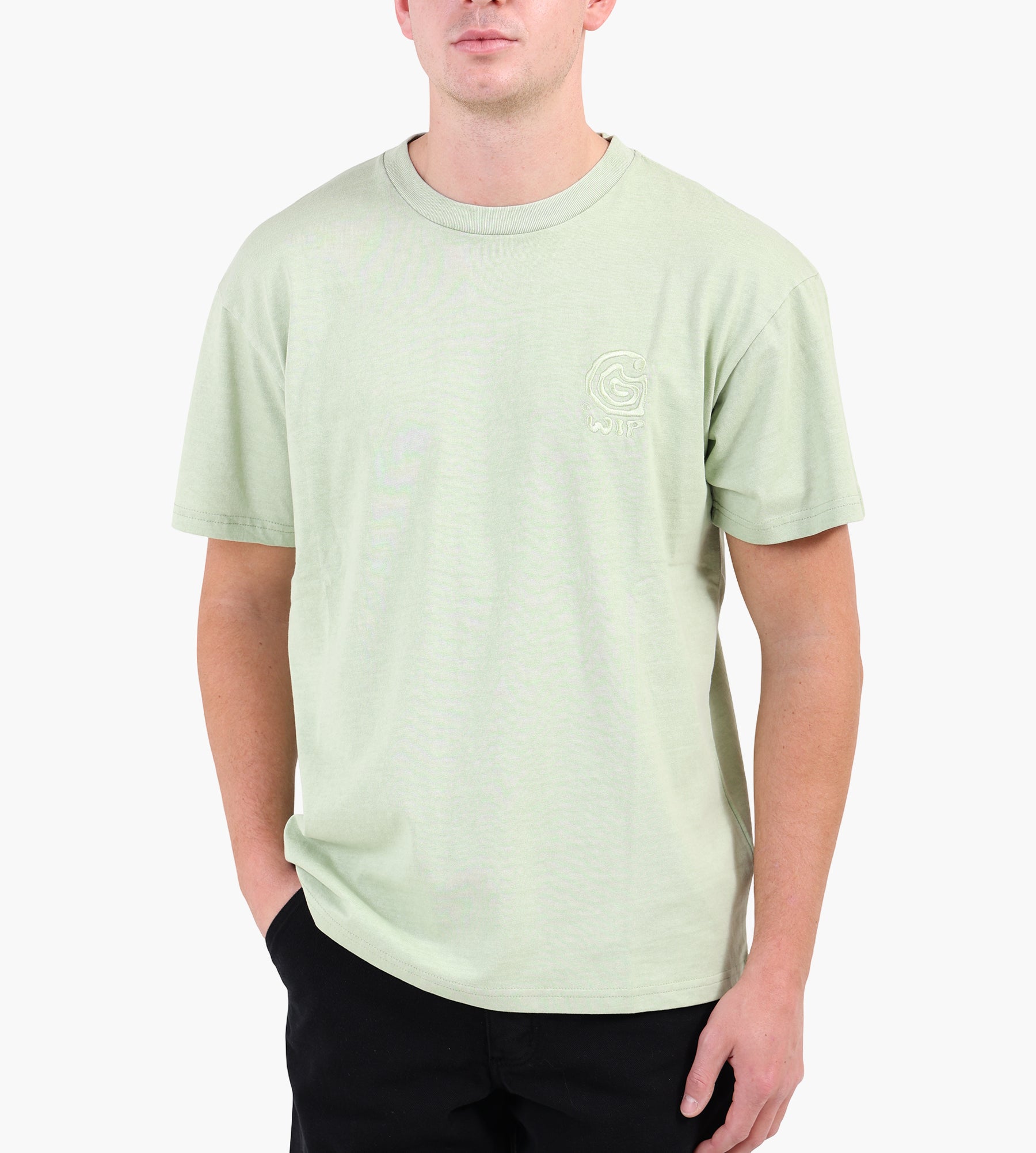 Carhartt WIP Helix Redux T-shirt Pale Olive
