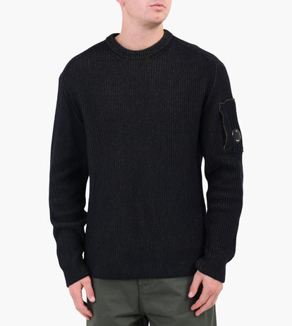 C.P. Company Knitwear Crew Neck In Fleece Knit Capers
