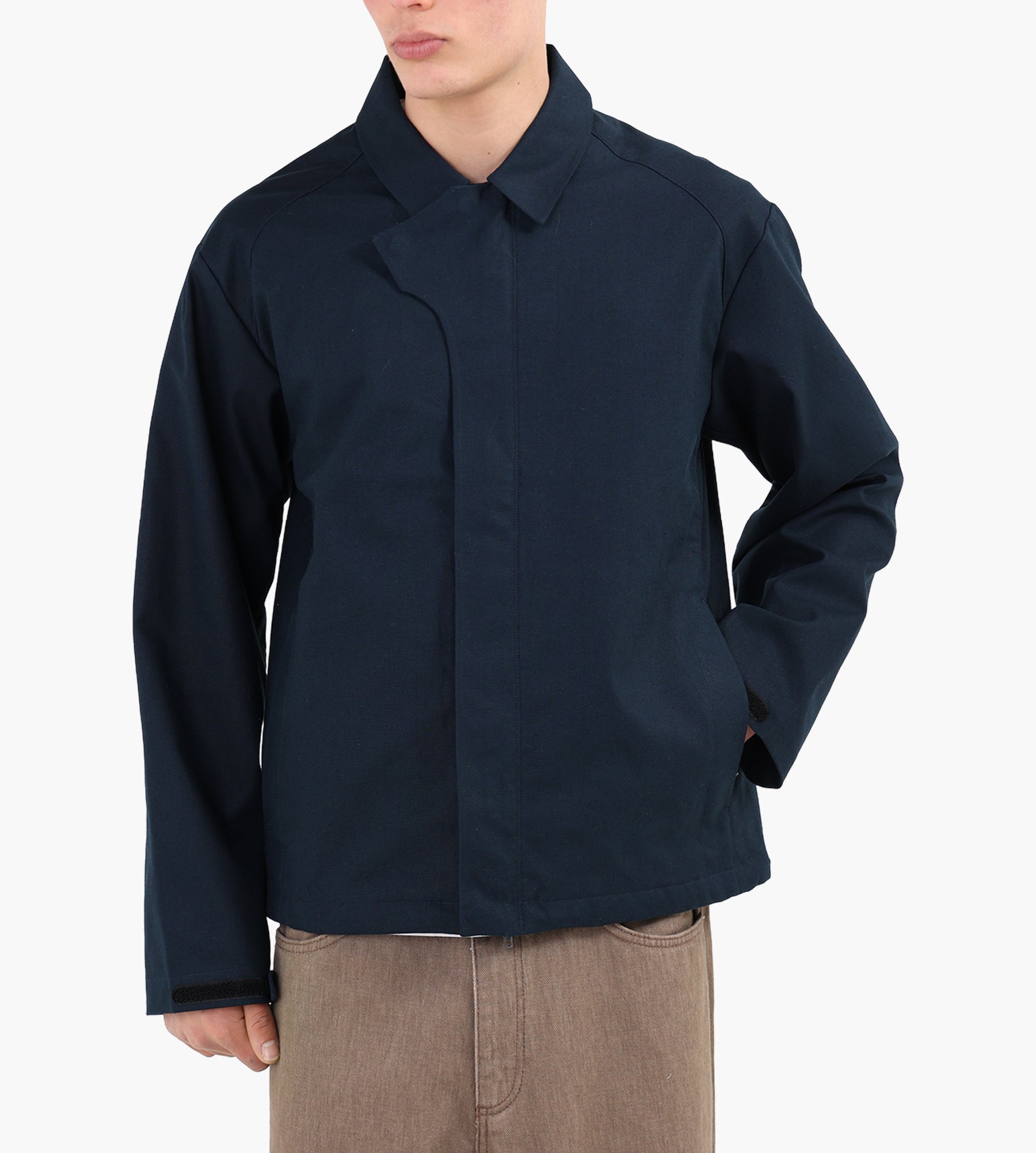 Hiking Patrol Waypoint Linen Cotton Mixed WP Jacket Dark Navy