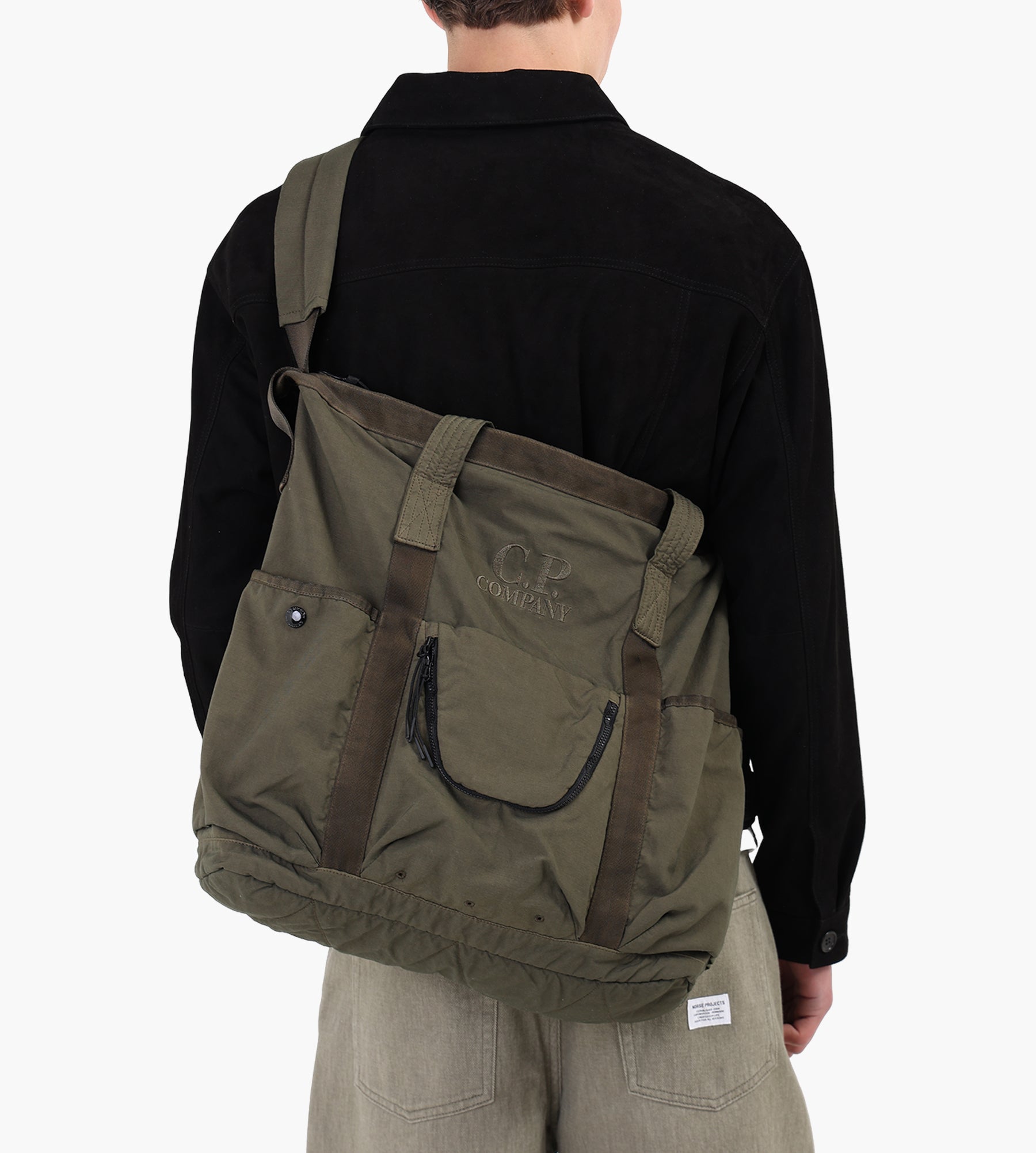 C.P. Company Twill Tote Bag Ivy Green
