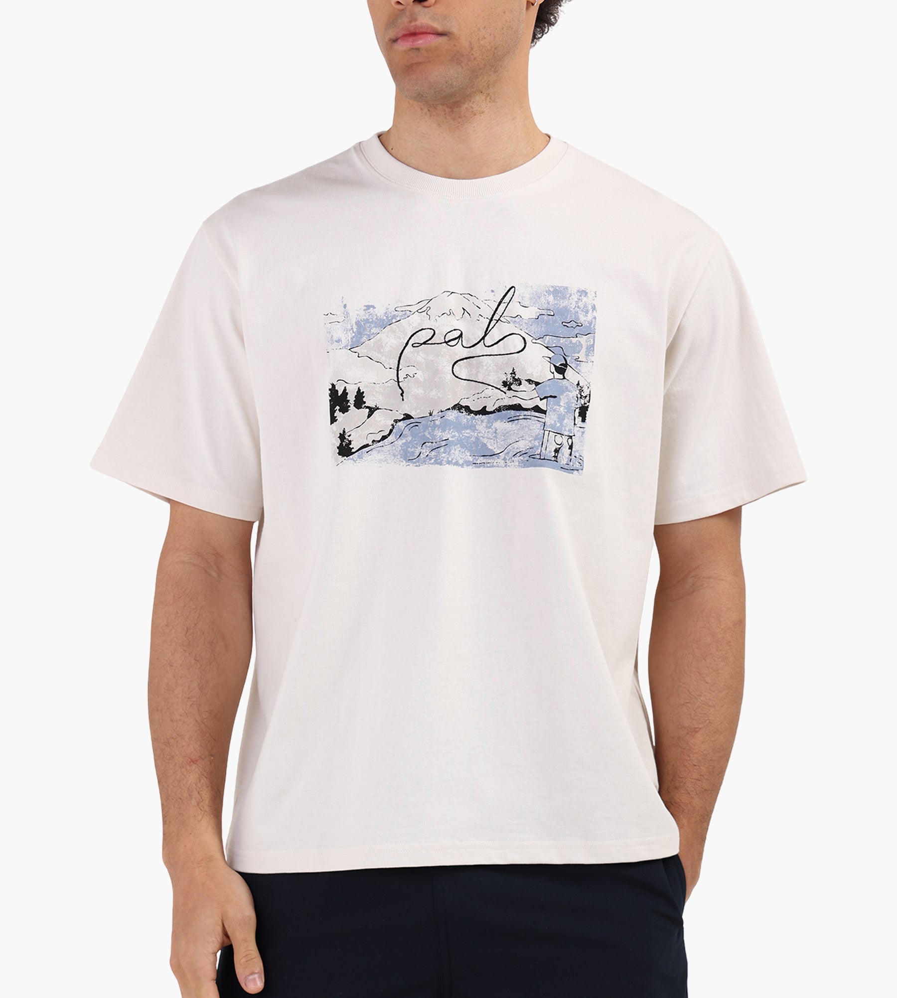 PAL Sporting Goods Itoshiro River T-shirt Marshmallow