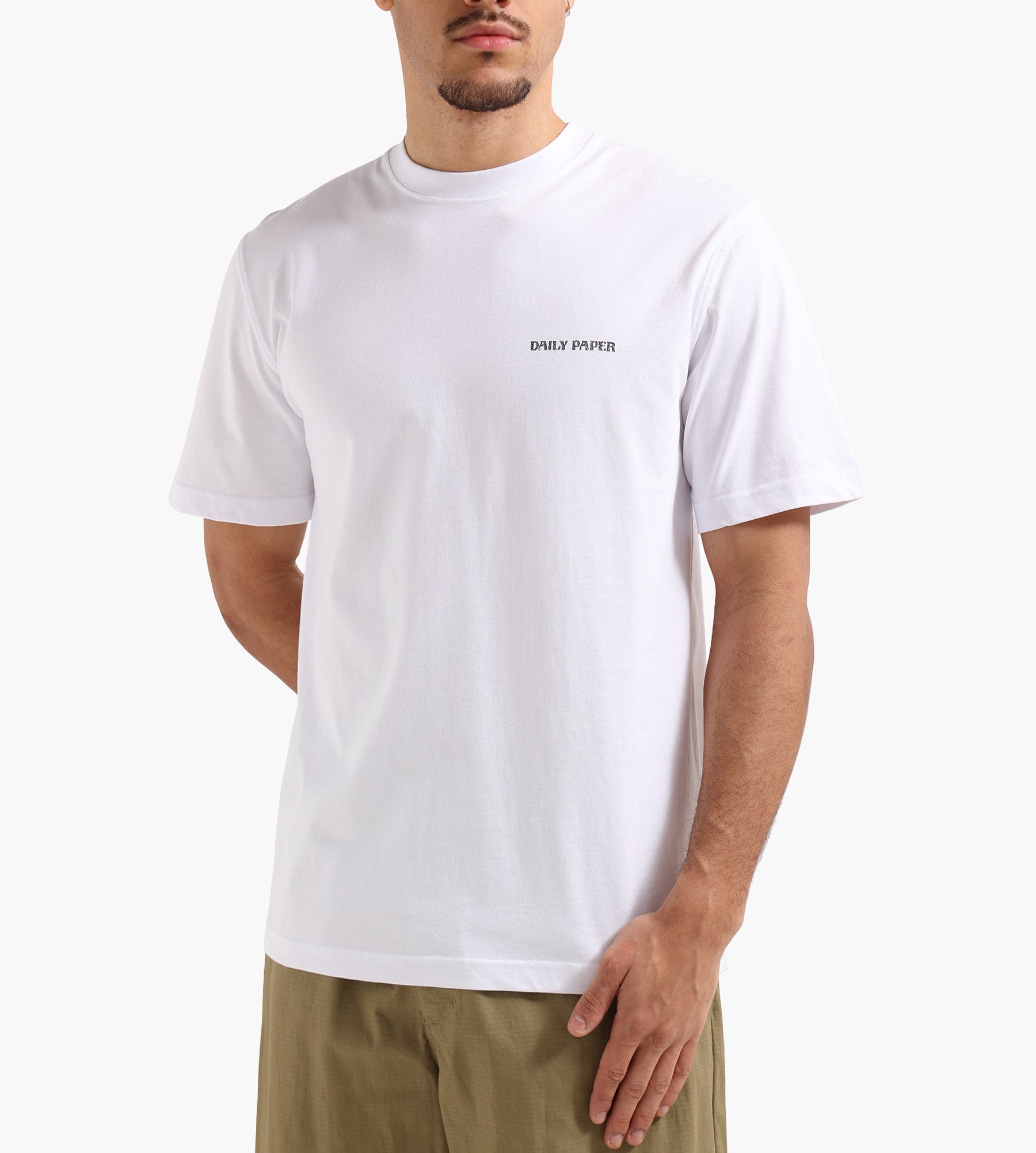 Daily Paper Snake Shield Tee White