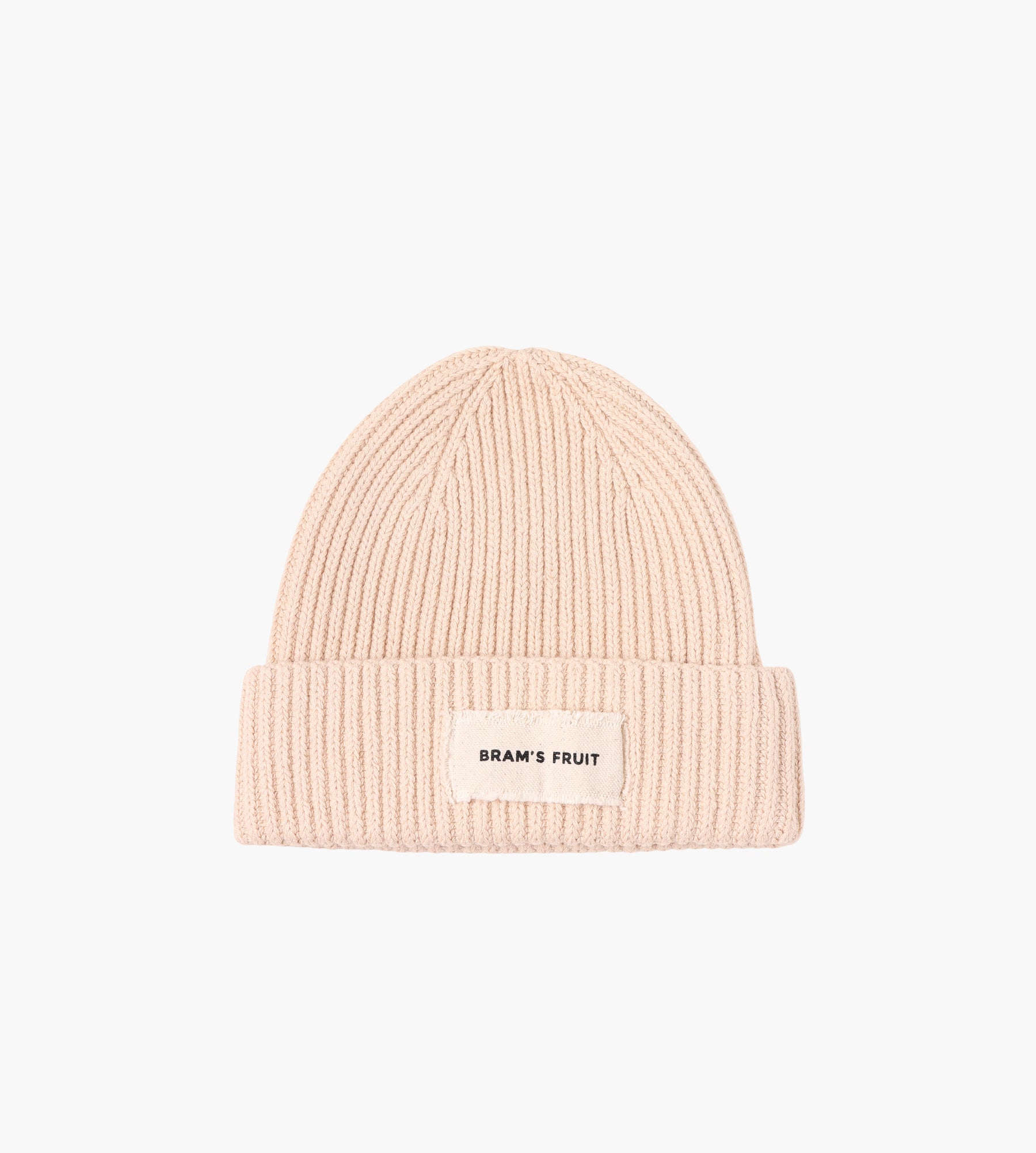 Bram's Fruit Woolen Beanie Distressed Beige