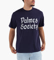 Palmes Society T-Shirt Dark Blue