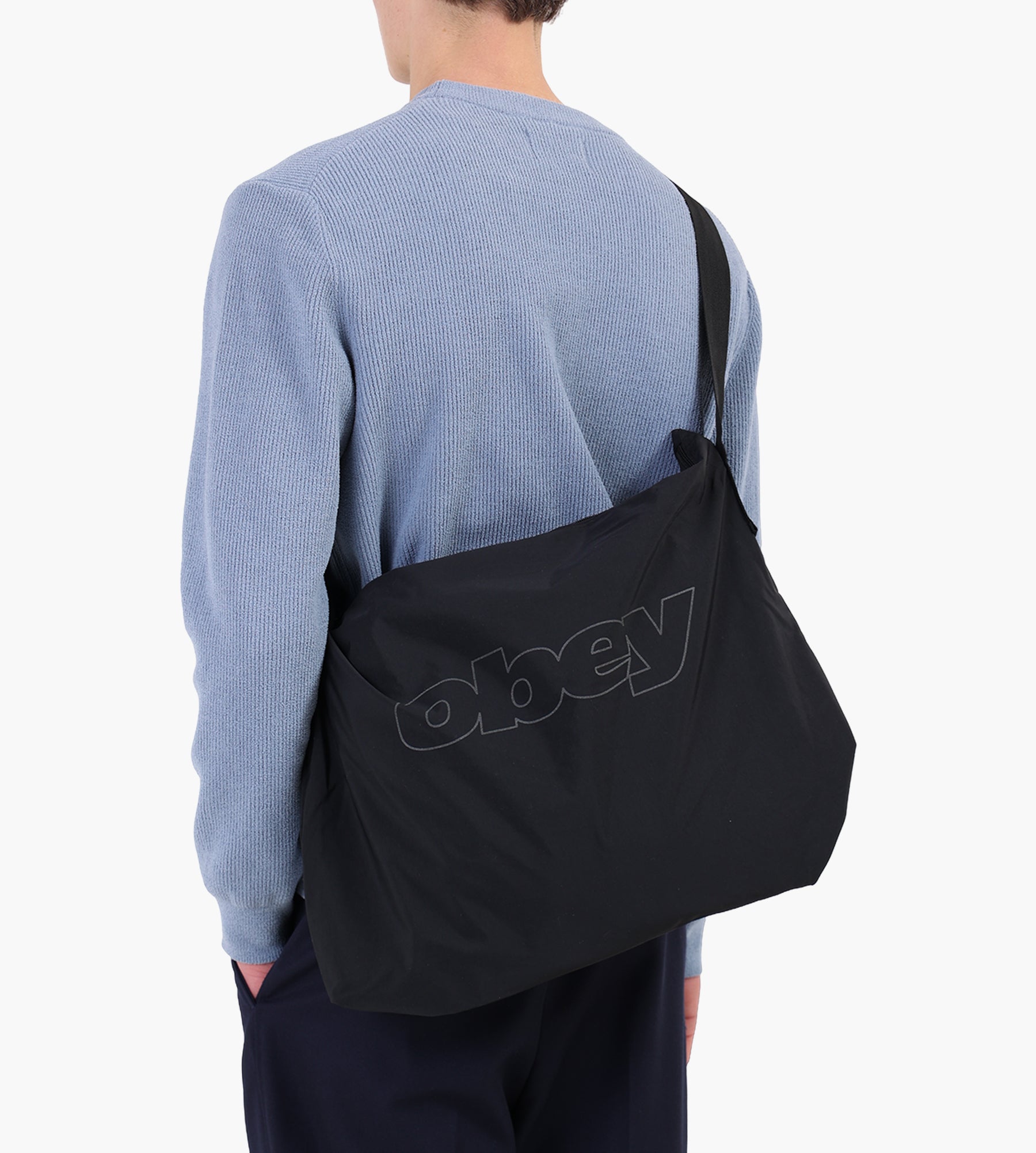Obey Explorer Messenger Bag Black