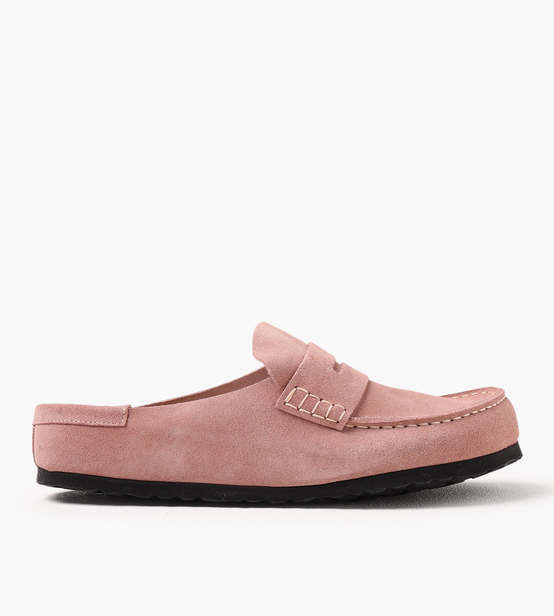 Birkenstock Naples Wrapped Suede Leather Pink Clay