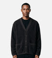 NN.07 Fleece Cardigan 60064 Deep Truffle