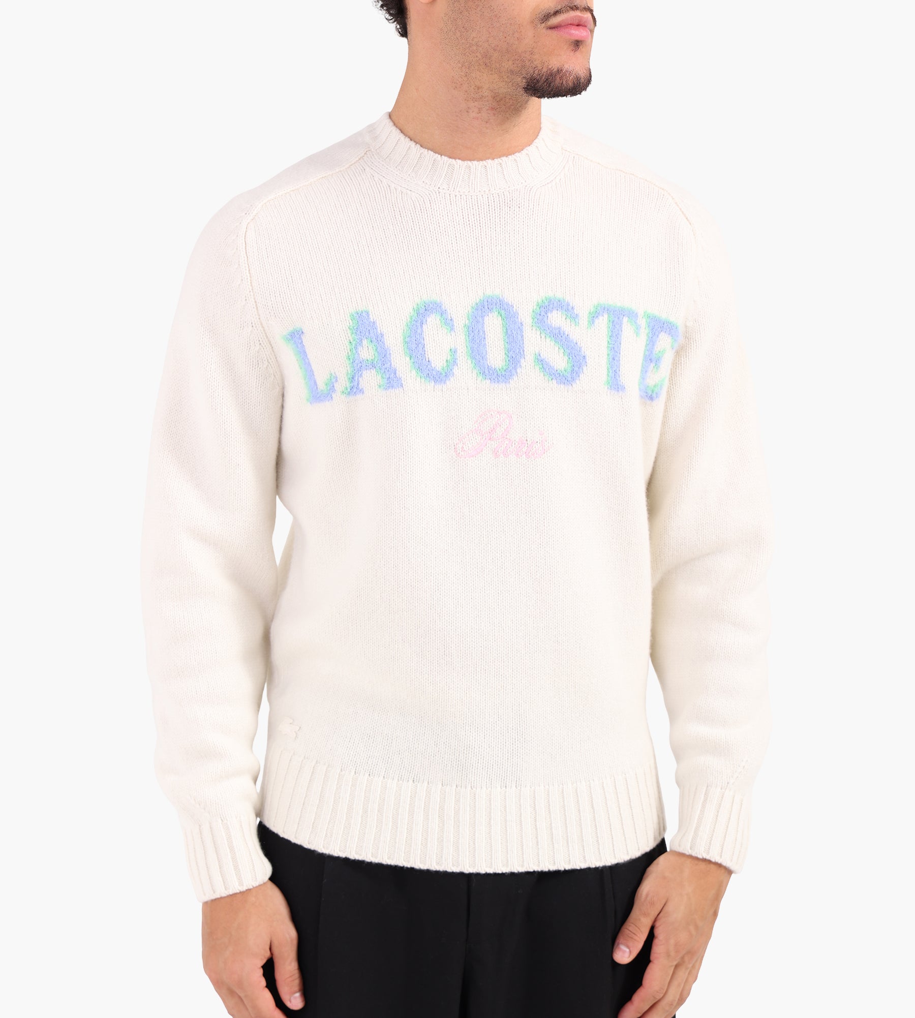 Lacoste 1HA1 Men's Sweater Lapland Delphinium