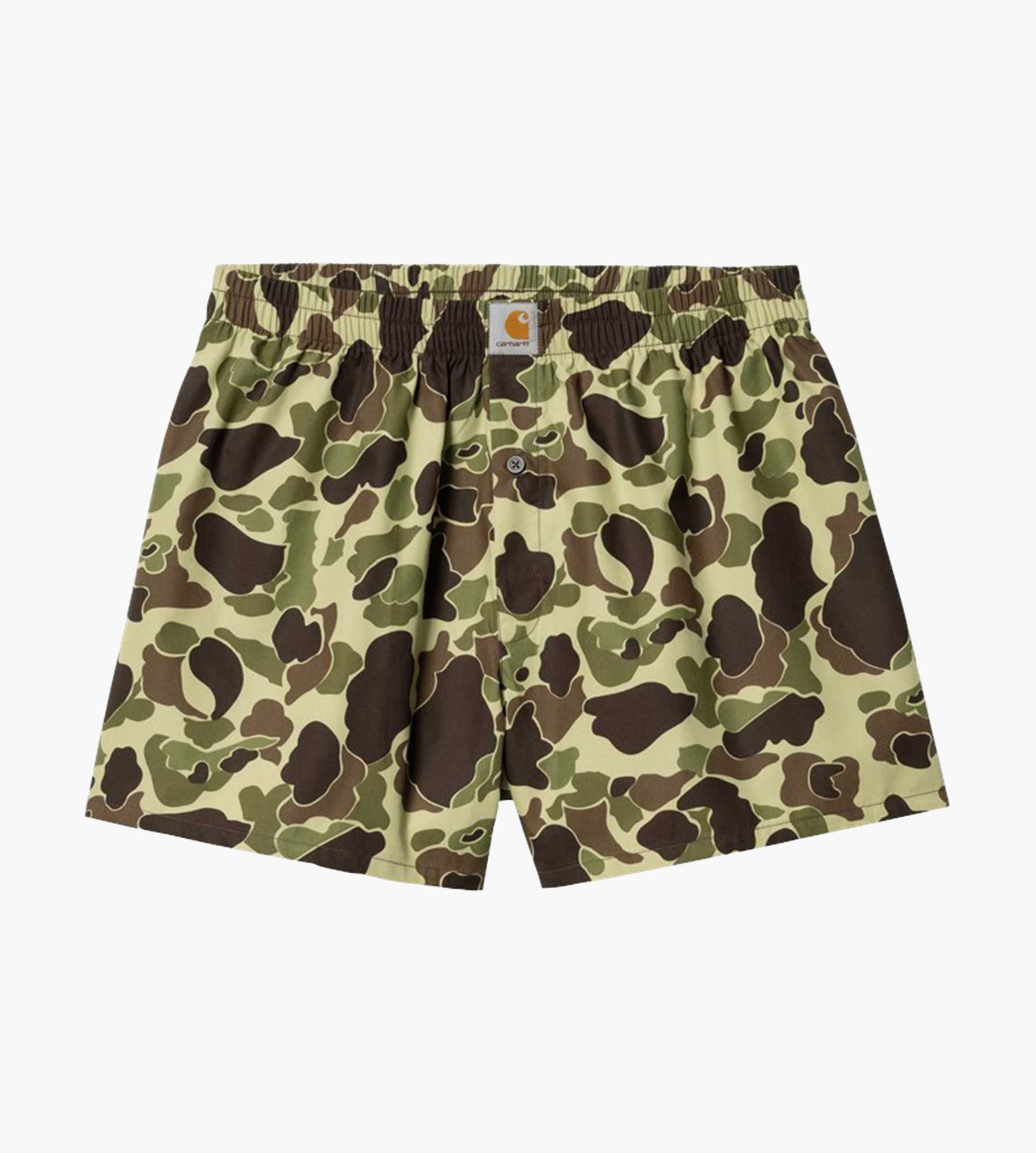 Carhartt WIP Cotton Boxer Camo Duck Green