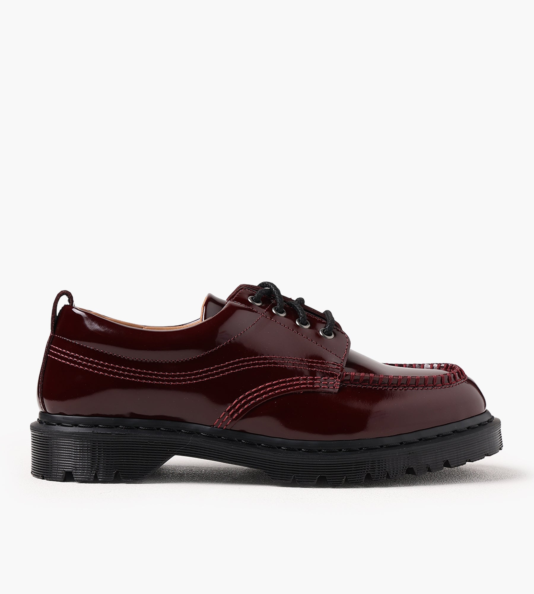Dr. Martens Lowell Cherry Red Laquered Leather