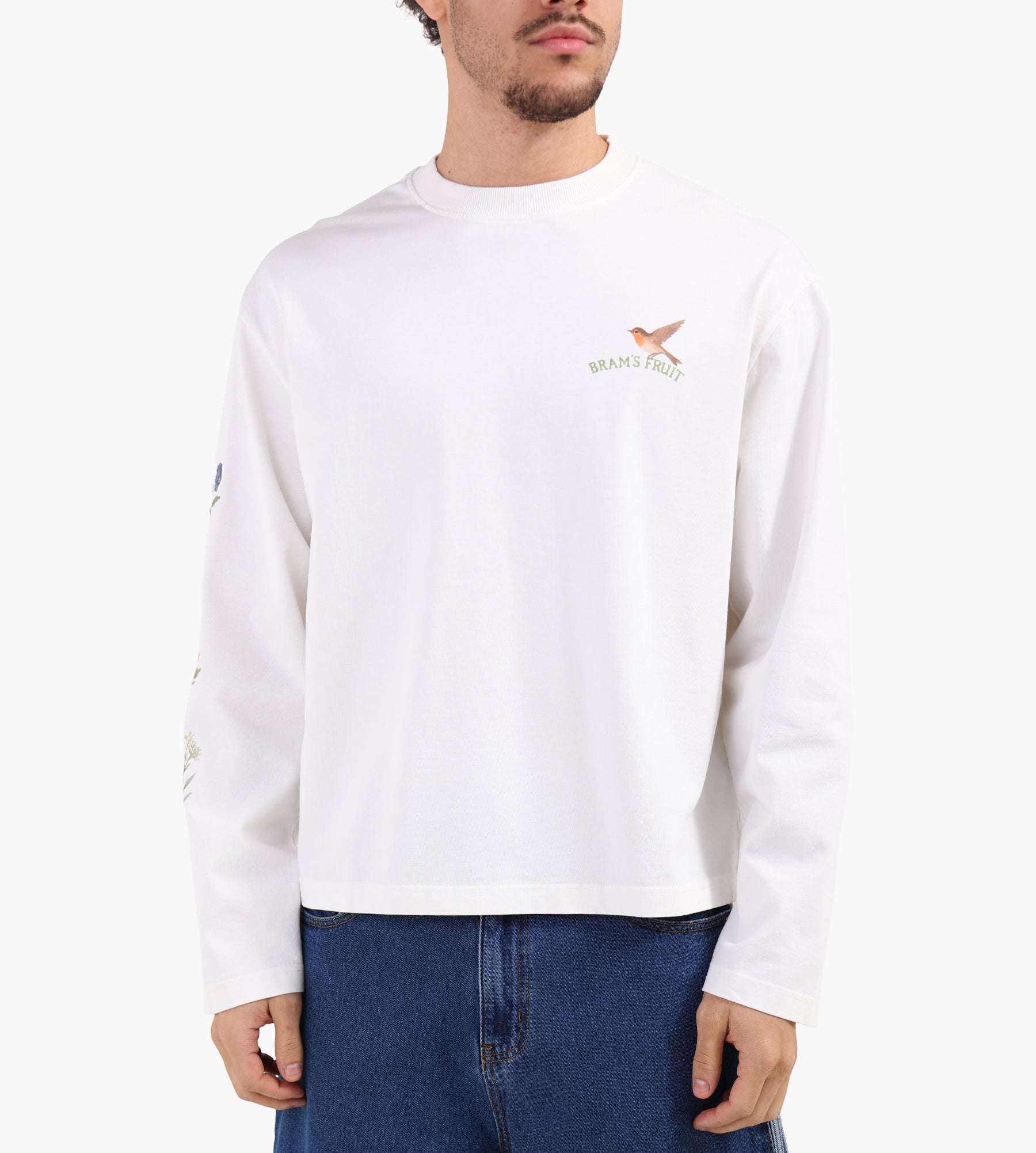 Bram's Fruit Robin Longsleeve White