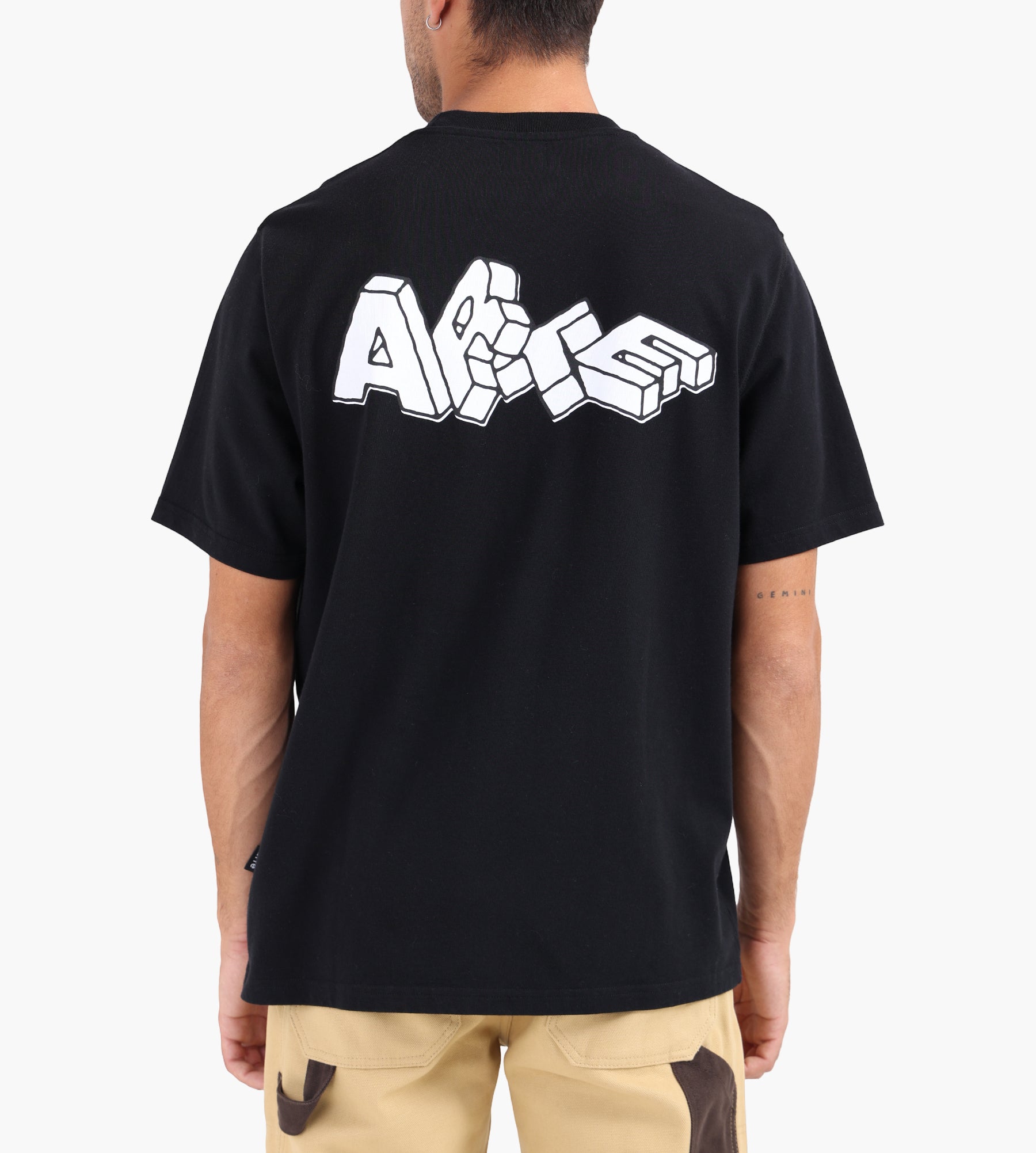 Arte Antwerp Blocks Print T-shirt Black