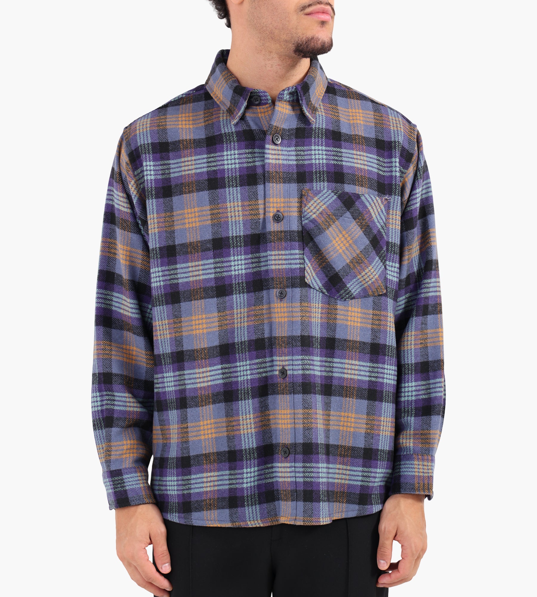 Carhartt WIP Long Sleeve Dern Shirt Dern Check Lakers