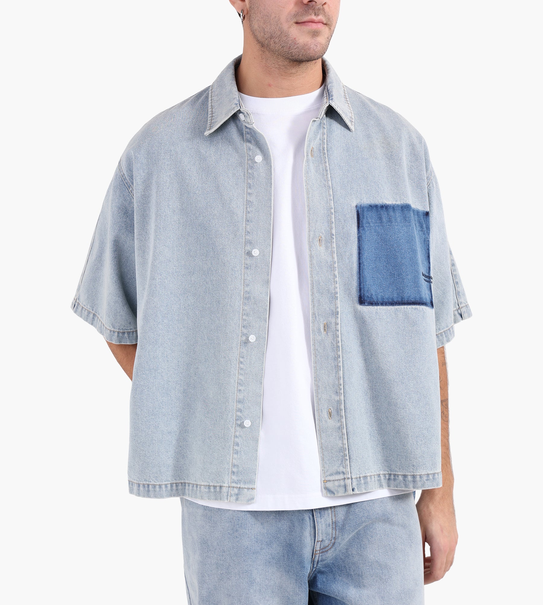 New Amsterdam Surf Association Lyocell Short Sleeves Light Blue