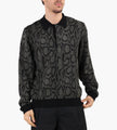 Carhartt WIP Snake Longsleeve Polo Snake Camo Jacquard Leaf