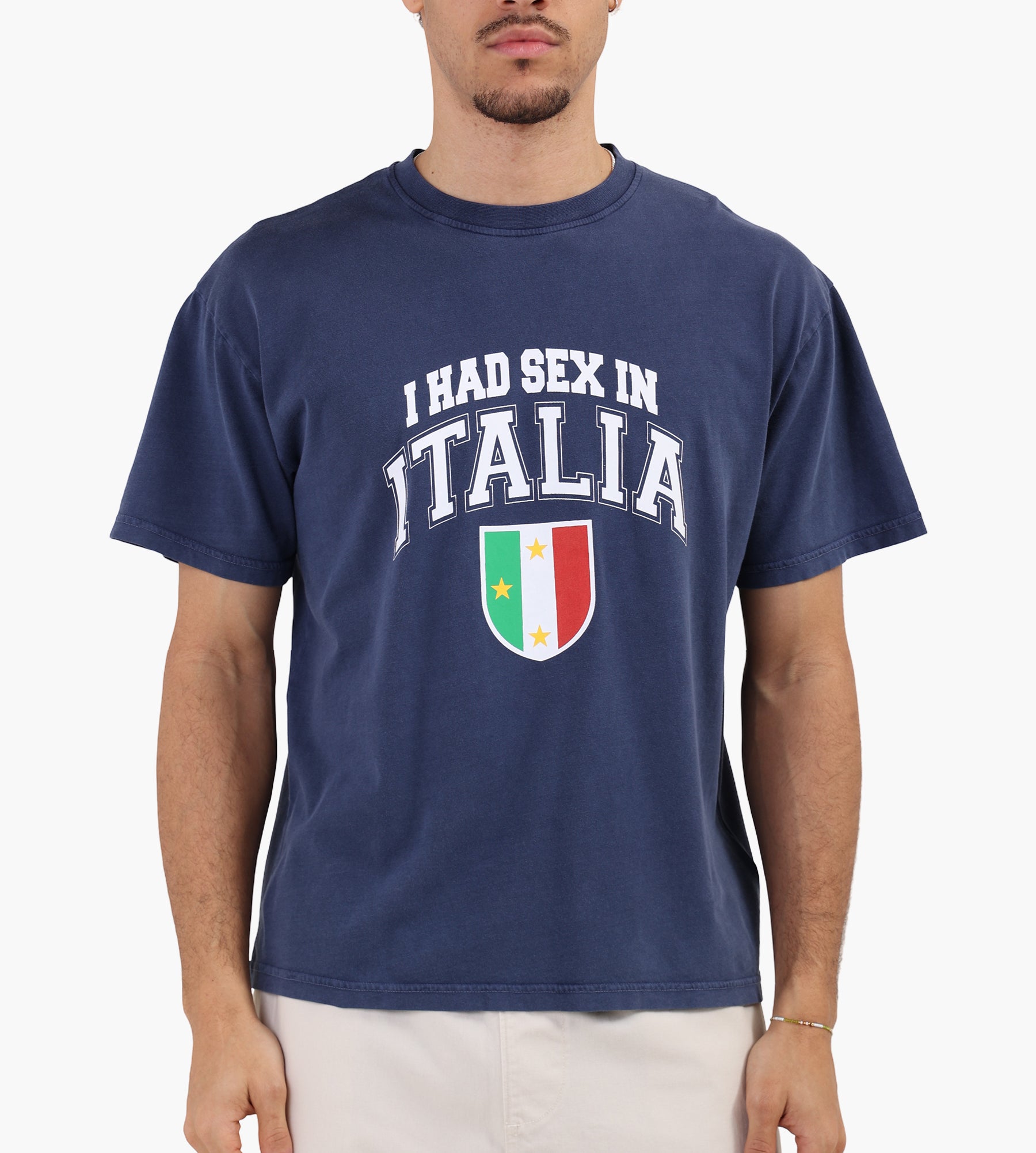Carne Bollente Ciao Bella T-Shirt Navy