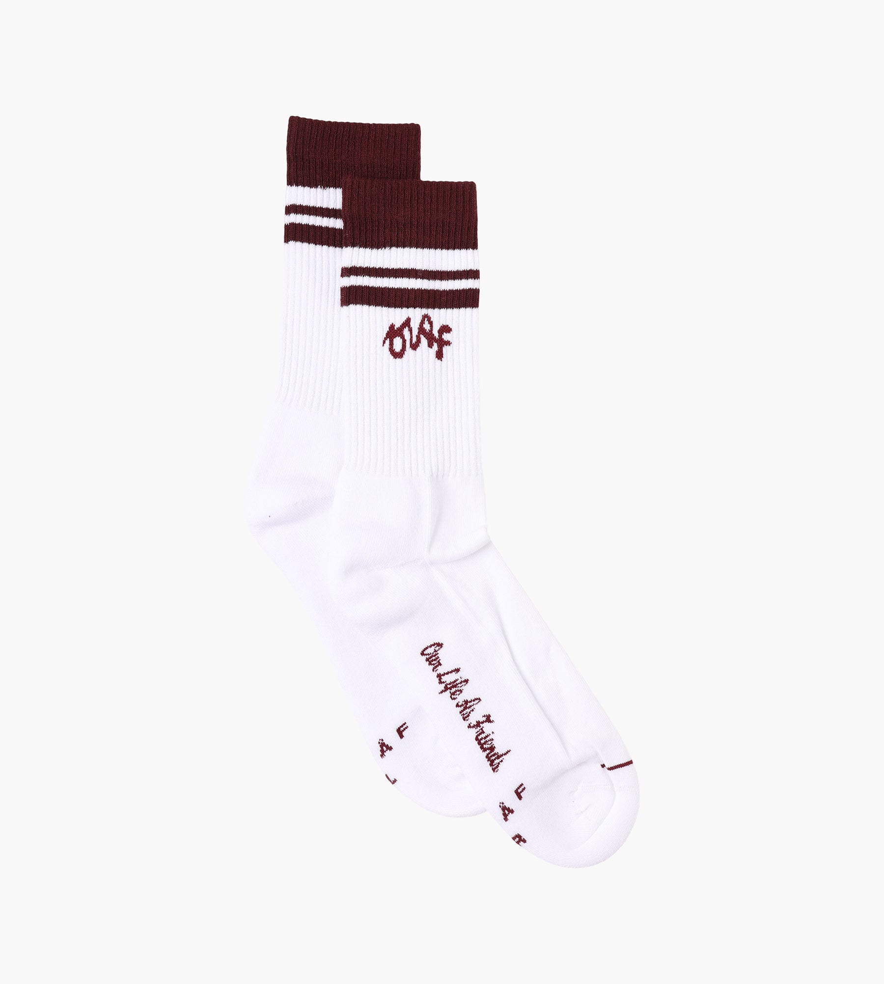 OLAF Varsity Socks Optical White