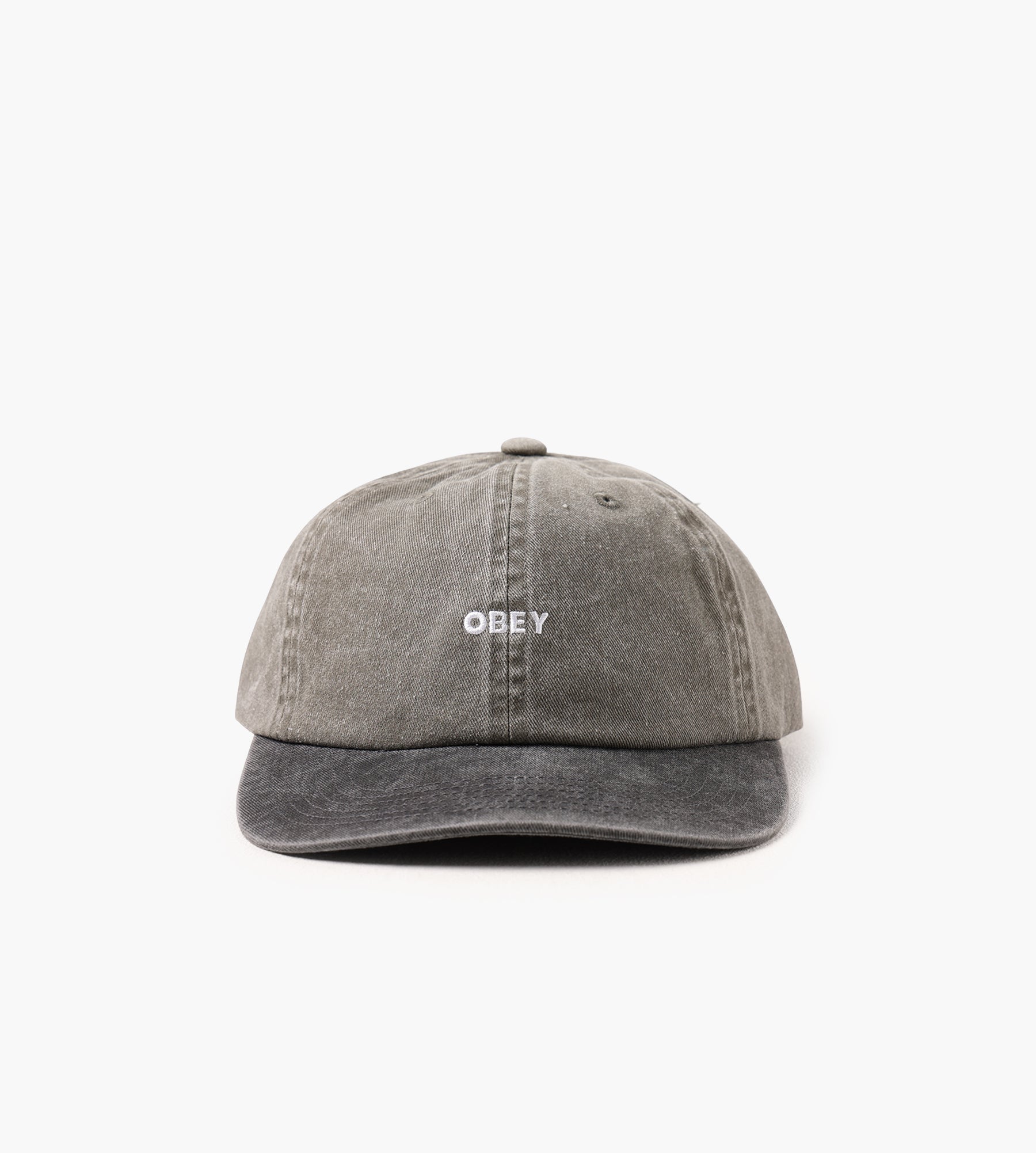 Obey Pigment Bold 6 Panel Strapback Pigment Olive Multi