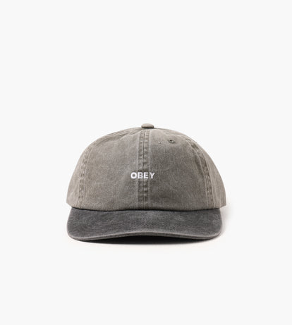 Obey Pigment Bold Panel Strapback Pigment Olive Multi