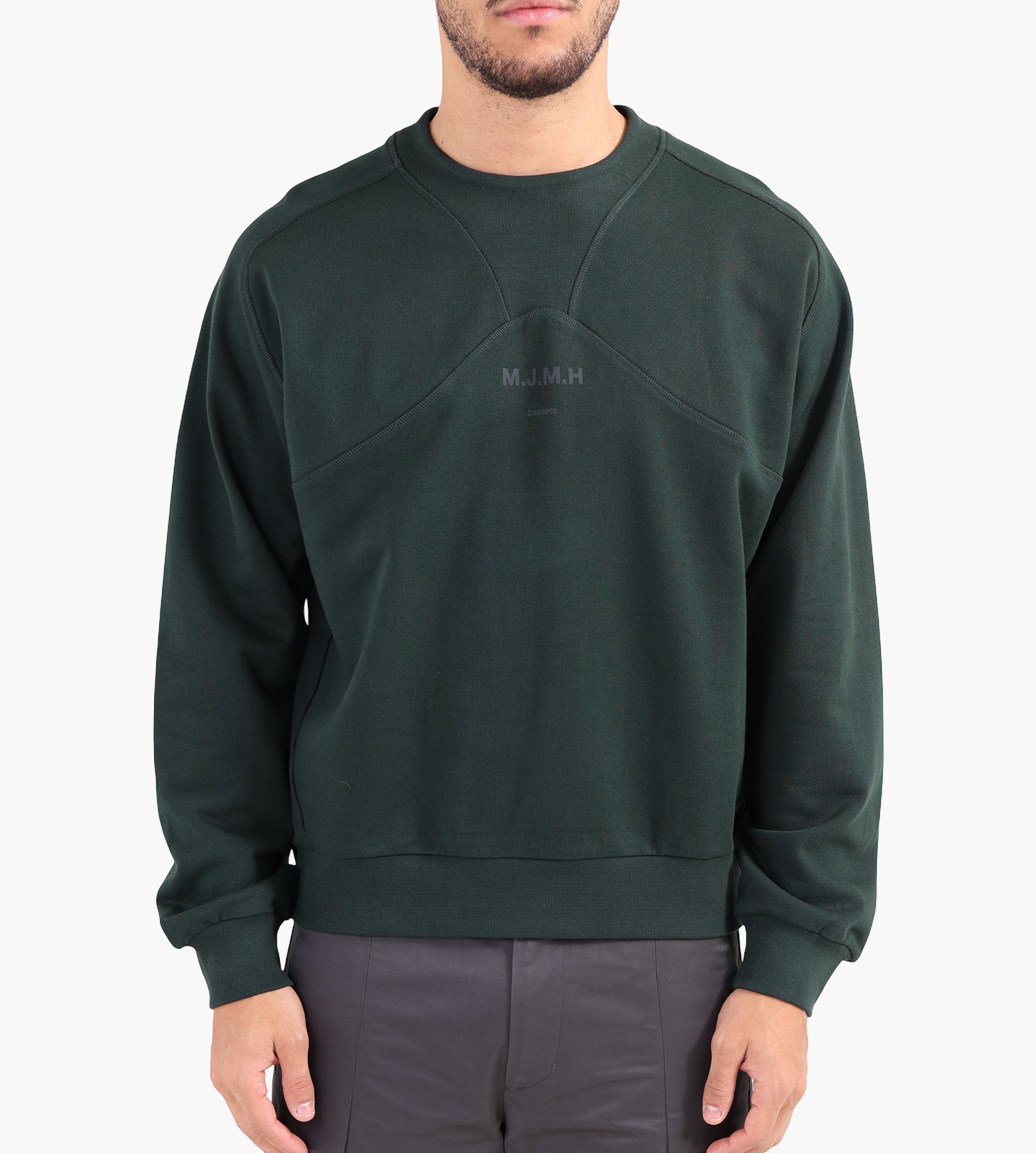 Baskèts | M.J.M.H Crewneck Canal Green