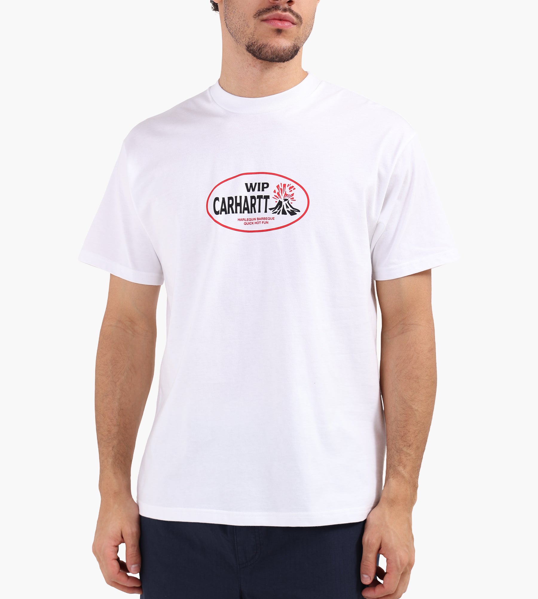 Carhartt WIP Harlequin BBQ T-Shirt White