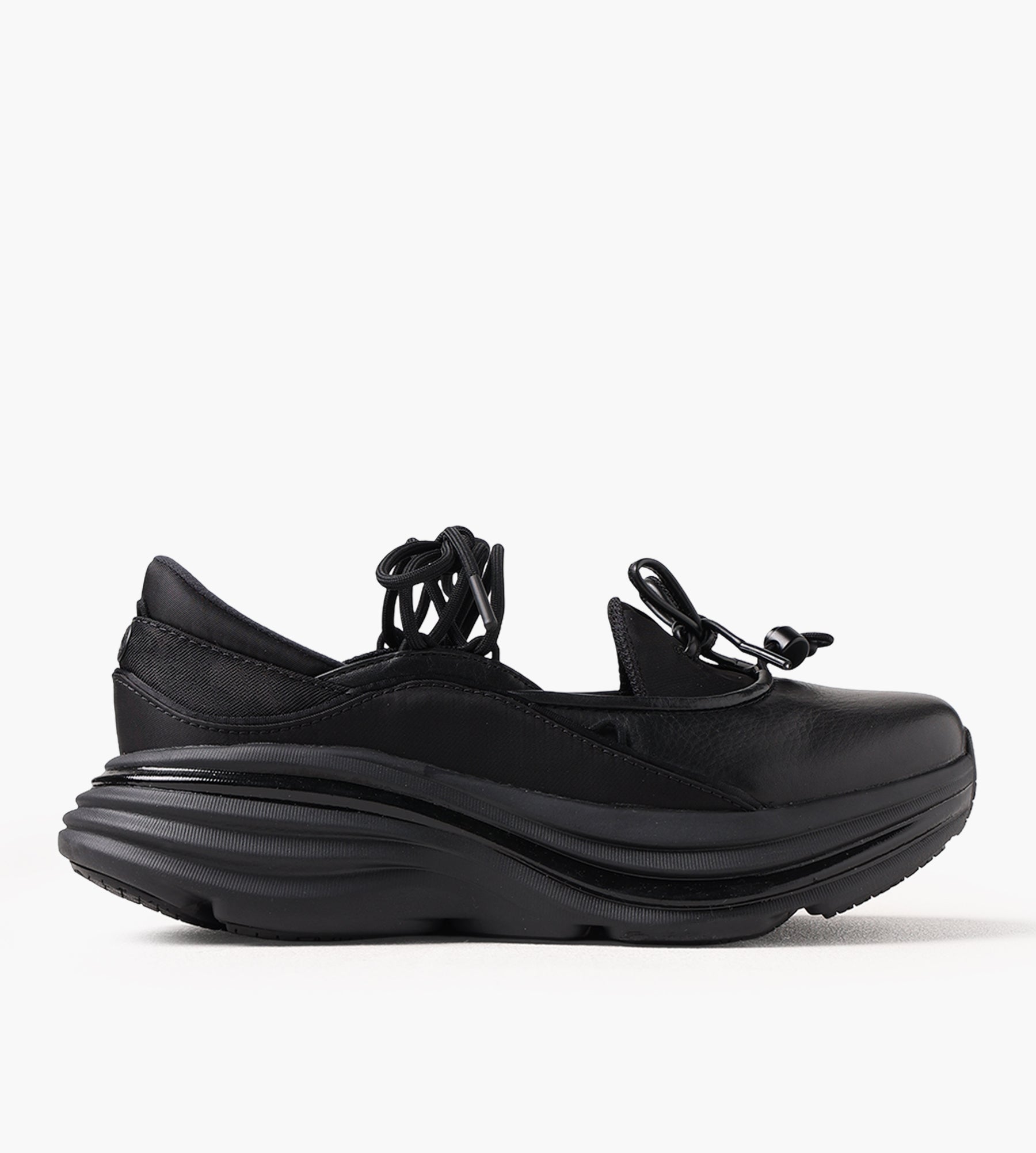 Hoka U Bondi Mary Jane Black Black