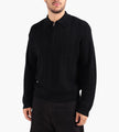 Libertine-Libertine Scent 3651 Half Zip Sweater Black