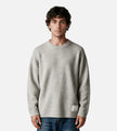 New Amsterdam Surf Association Knitted Stamp Crewneck Grey Melange