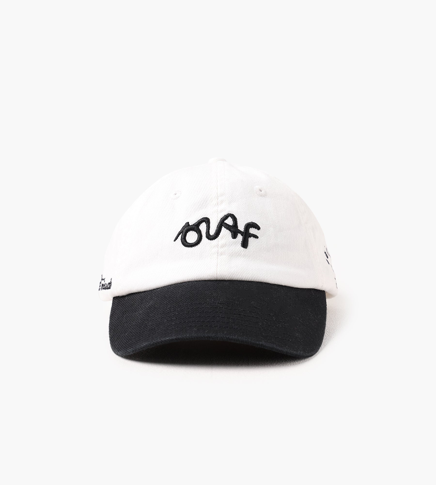 OLAF Varsity Cap Off White Black