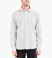 Libertine-Libertine Record 3648 Shirt Black Stripe