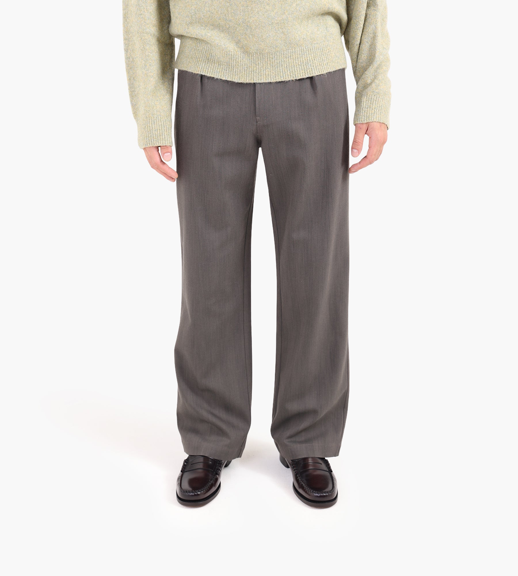 Won Hundred Ezrah Trousers Licorice COMB.