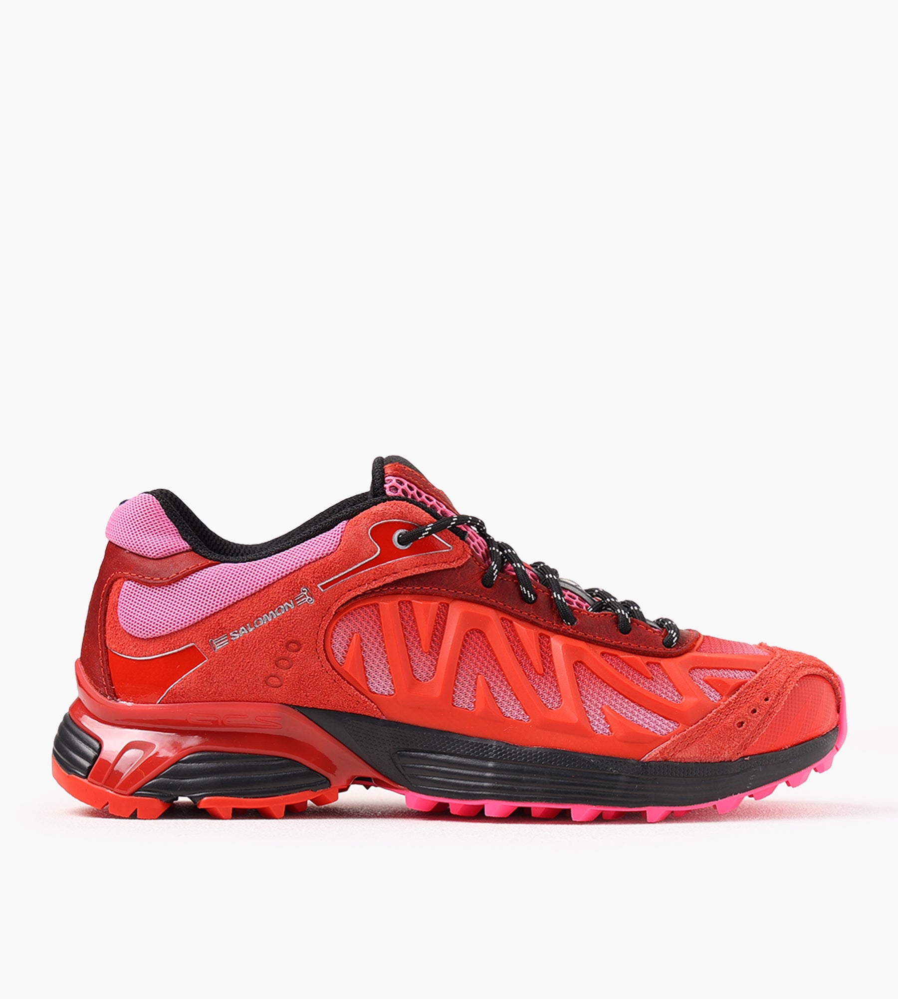 Salomon x Aries XT-Whisper Fiery Red Fuchsia Pink Black