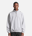 ROA Logo Half Zip Sweater Light Grey