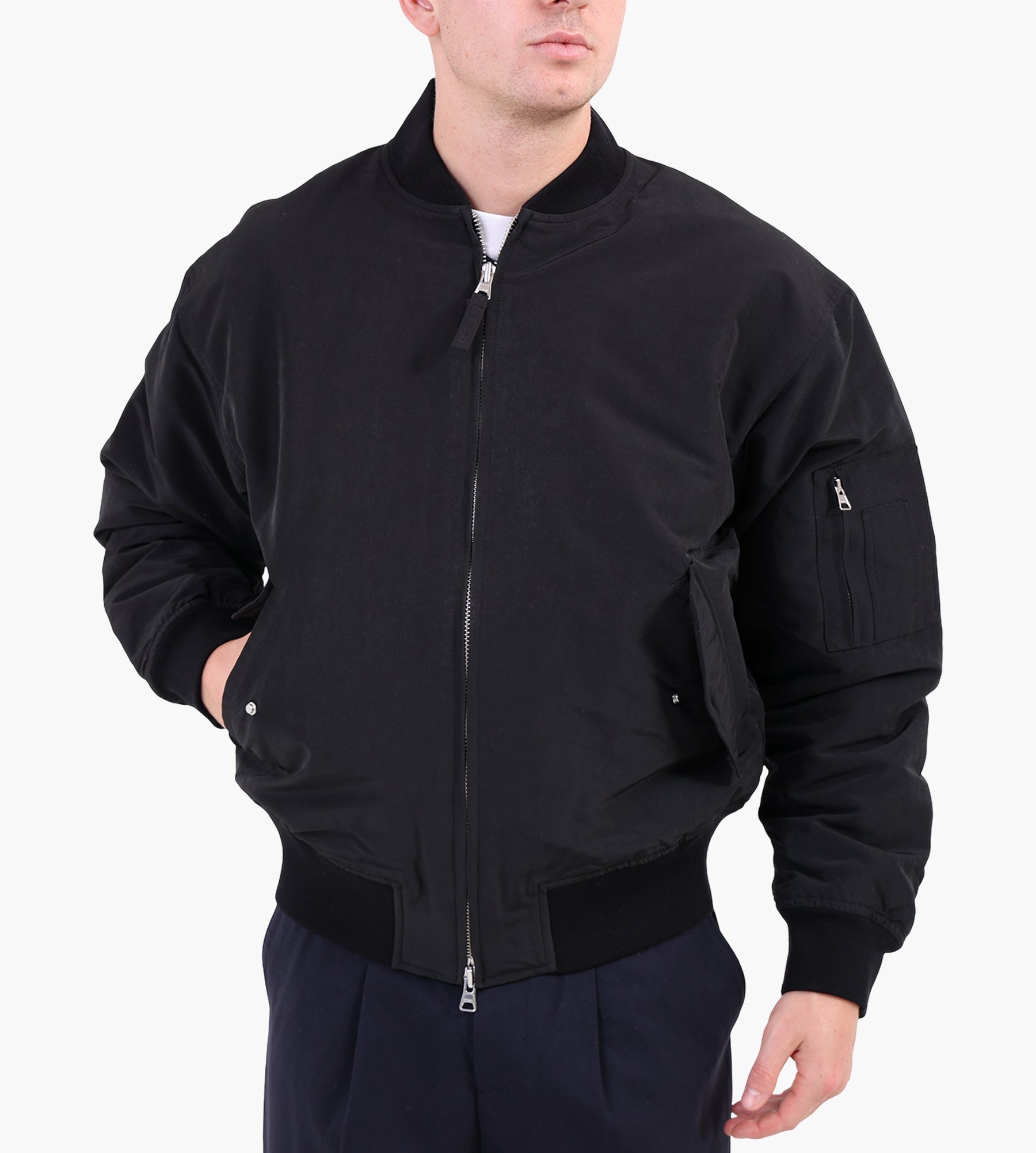 NN.07 Atlas 8264 Bomber Jacket Black