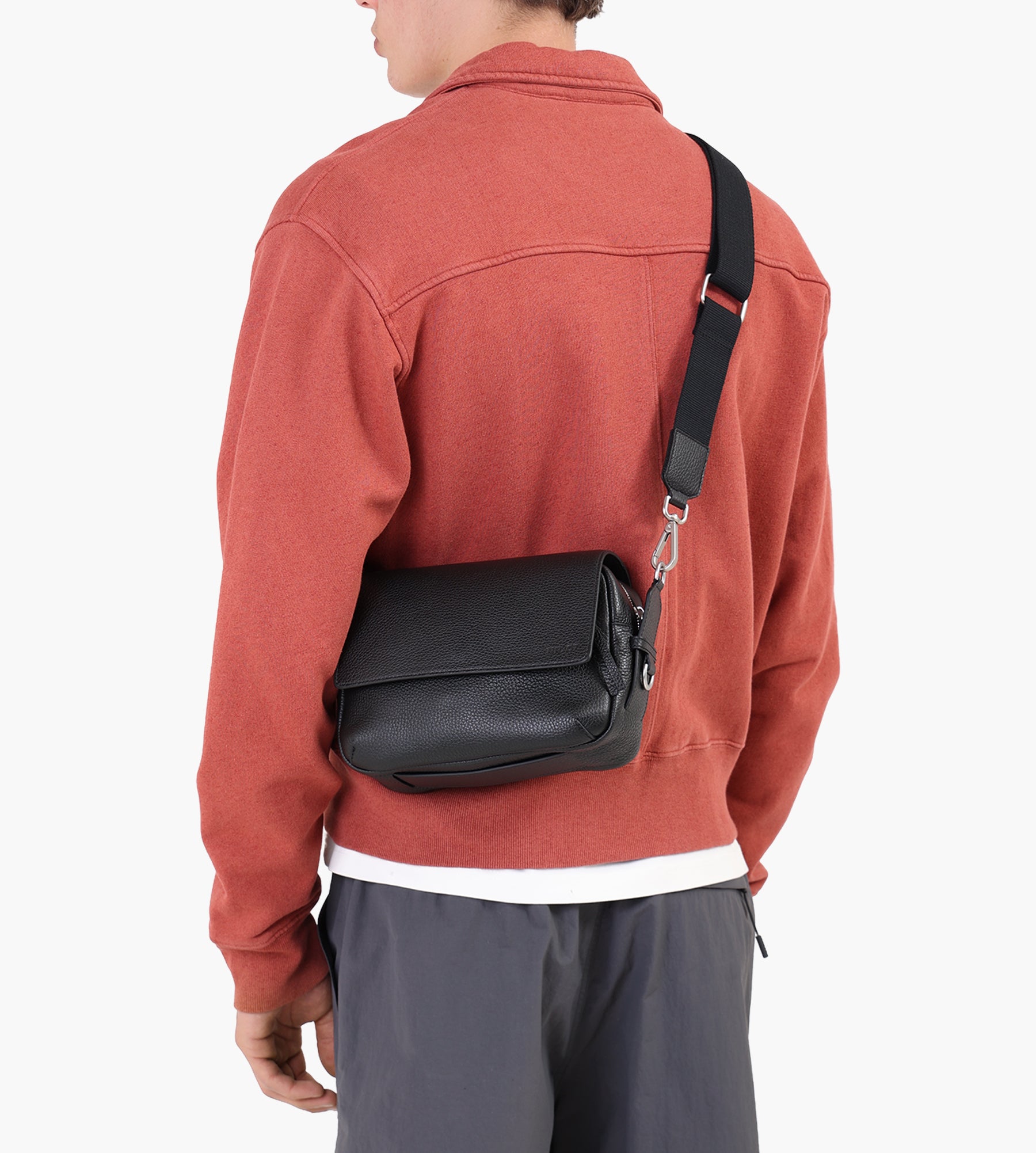 NN.07 Port Small Leather Satchel 90023 Black