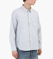 Corridor Stripe Oxford Long Sleeve Shirt Green