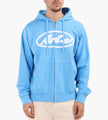 Arte Antwerp Circle Logo Zip Hoodie Blue