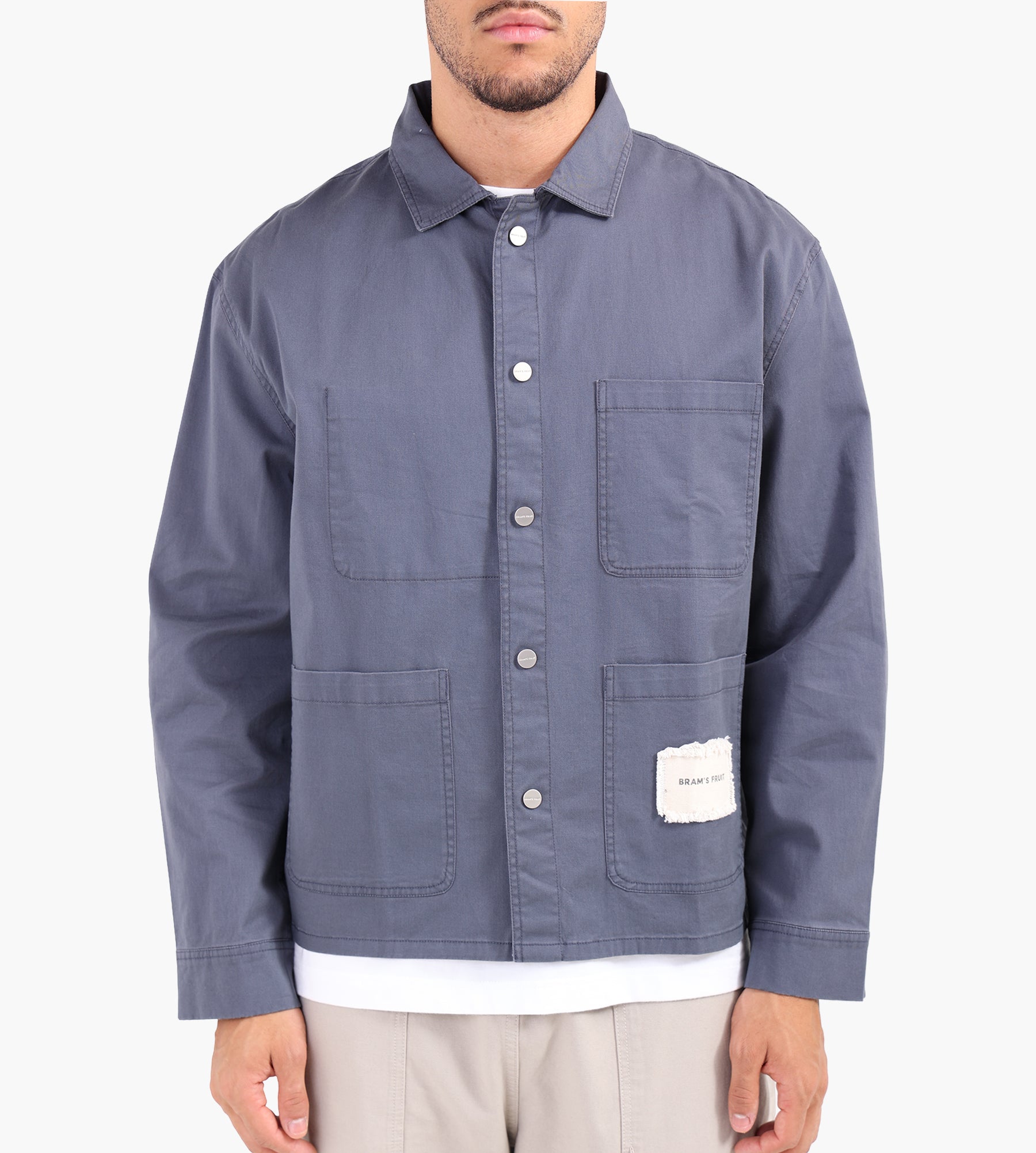Bram's Fruit Chore Overshirt Midnight Blue