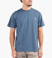 Carhartt WIP American Script T-Shirt Office Blue