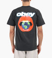 Obey Lips Tee Vintage Black