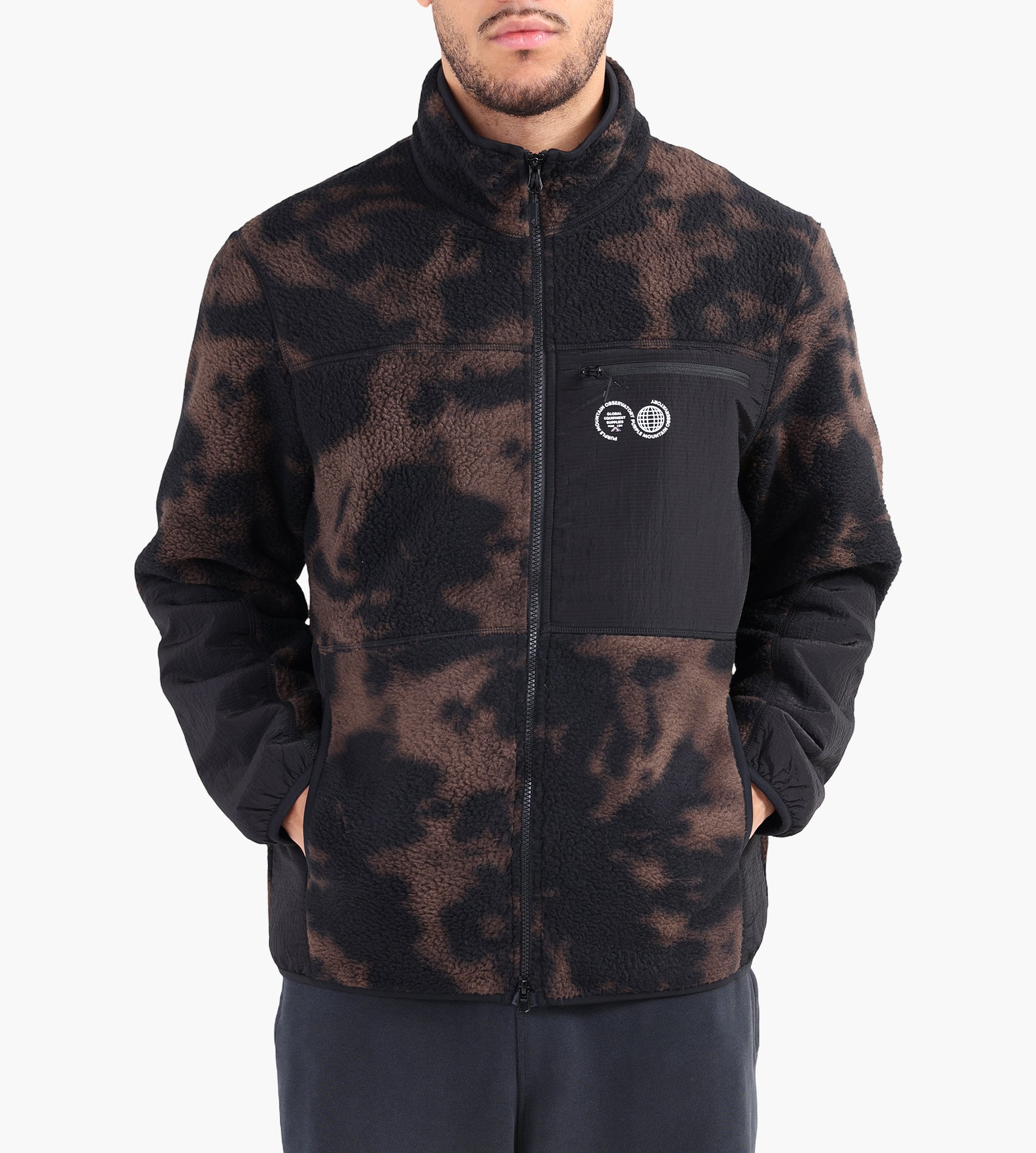 Purple Mountain Observatory Borg Sherpa Fleece Tie Dye