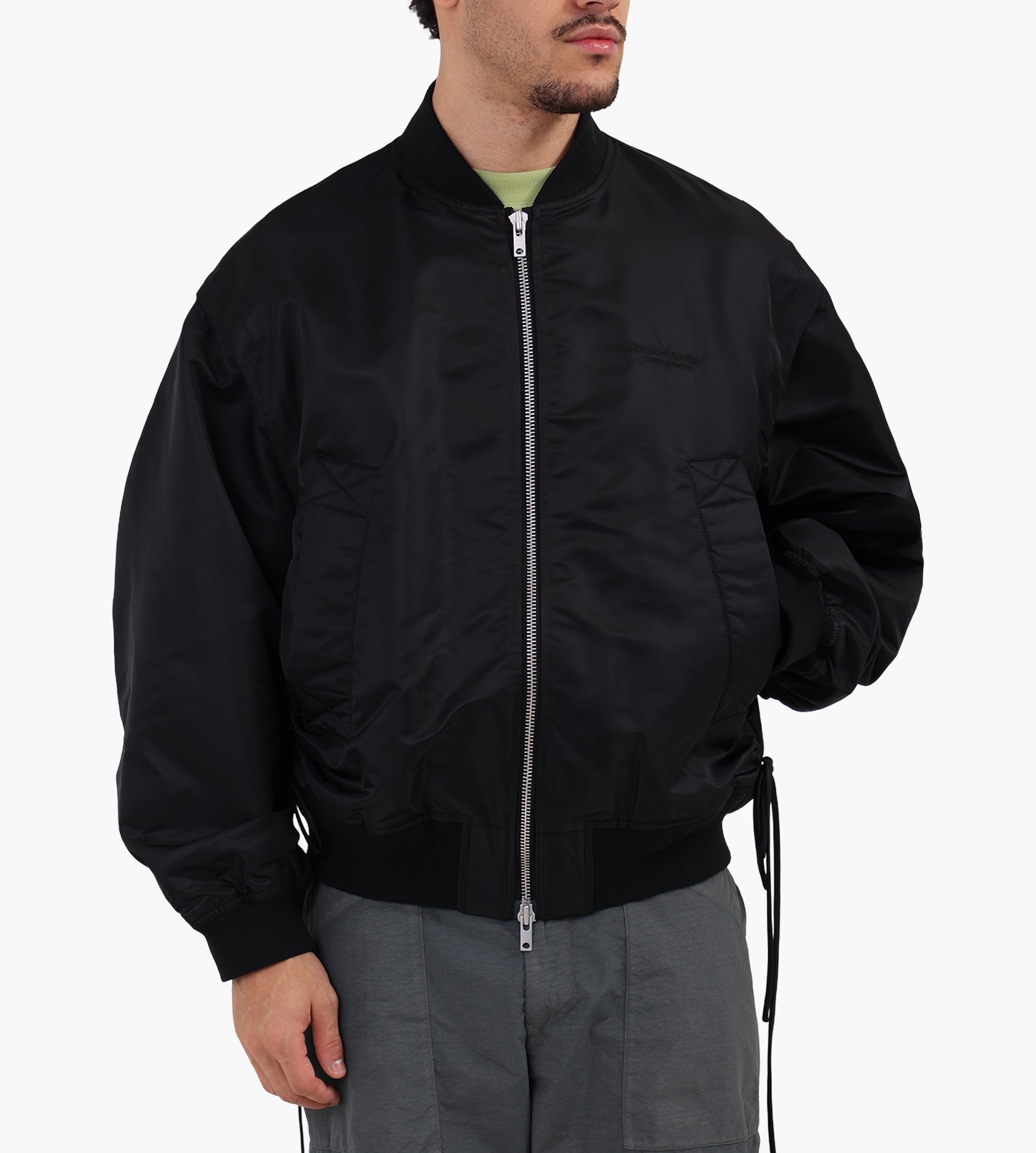 New Amsterdam Surf Association Bomber Jacket Black